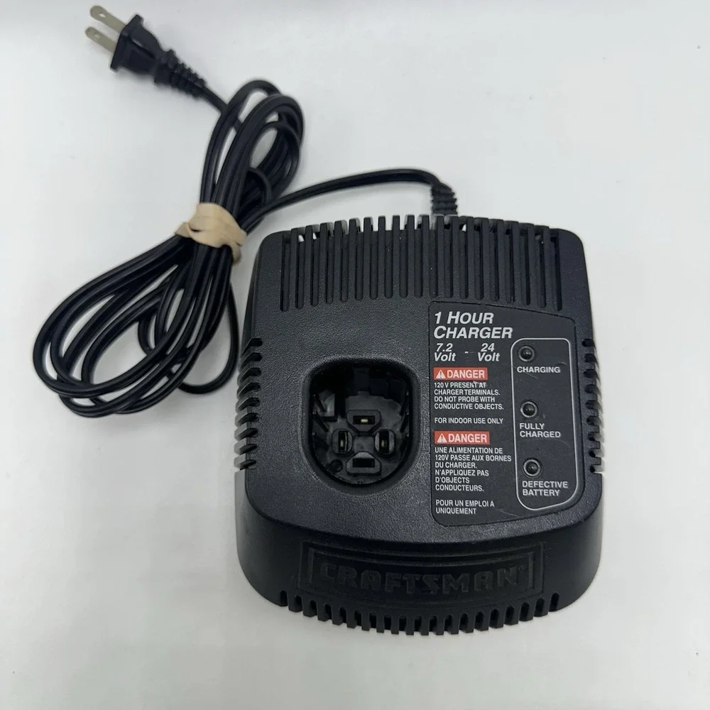 CRAFTSMAN FAST 1 HOUR BATTERY CHARGER 1425301 7.2v 12v 18v 19.2v 24v